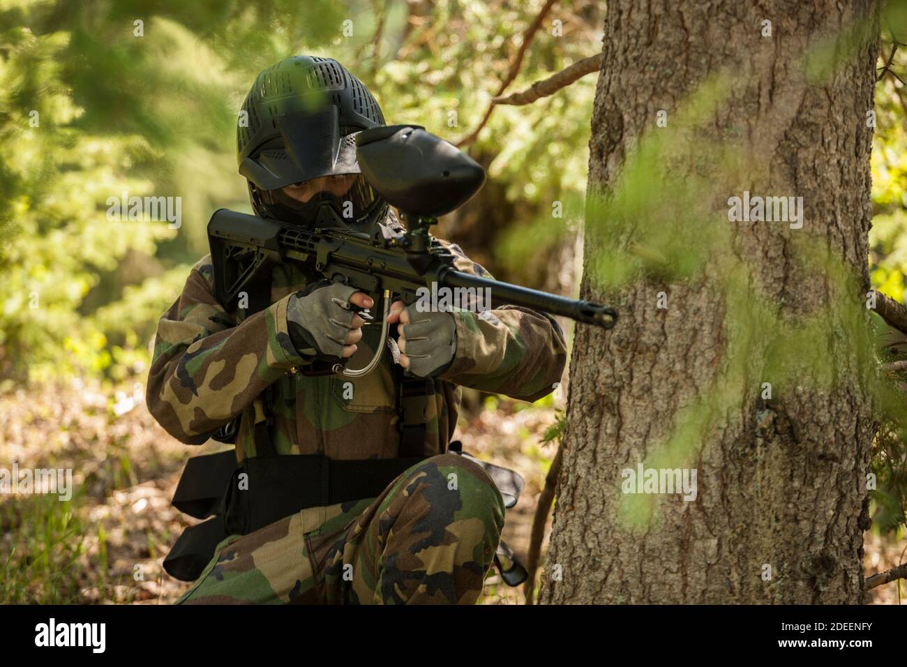 Paintball gear hires stock photography and images Alamy