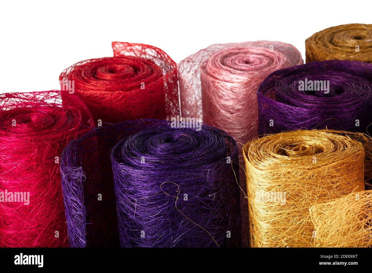 Abaca fabric. Handmade Abaca Fiber Sheet Craft. Abaca Scrunch Mesh Roll