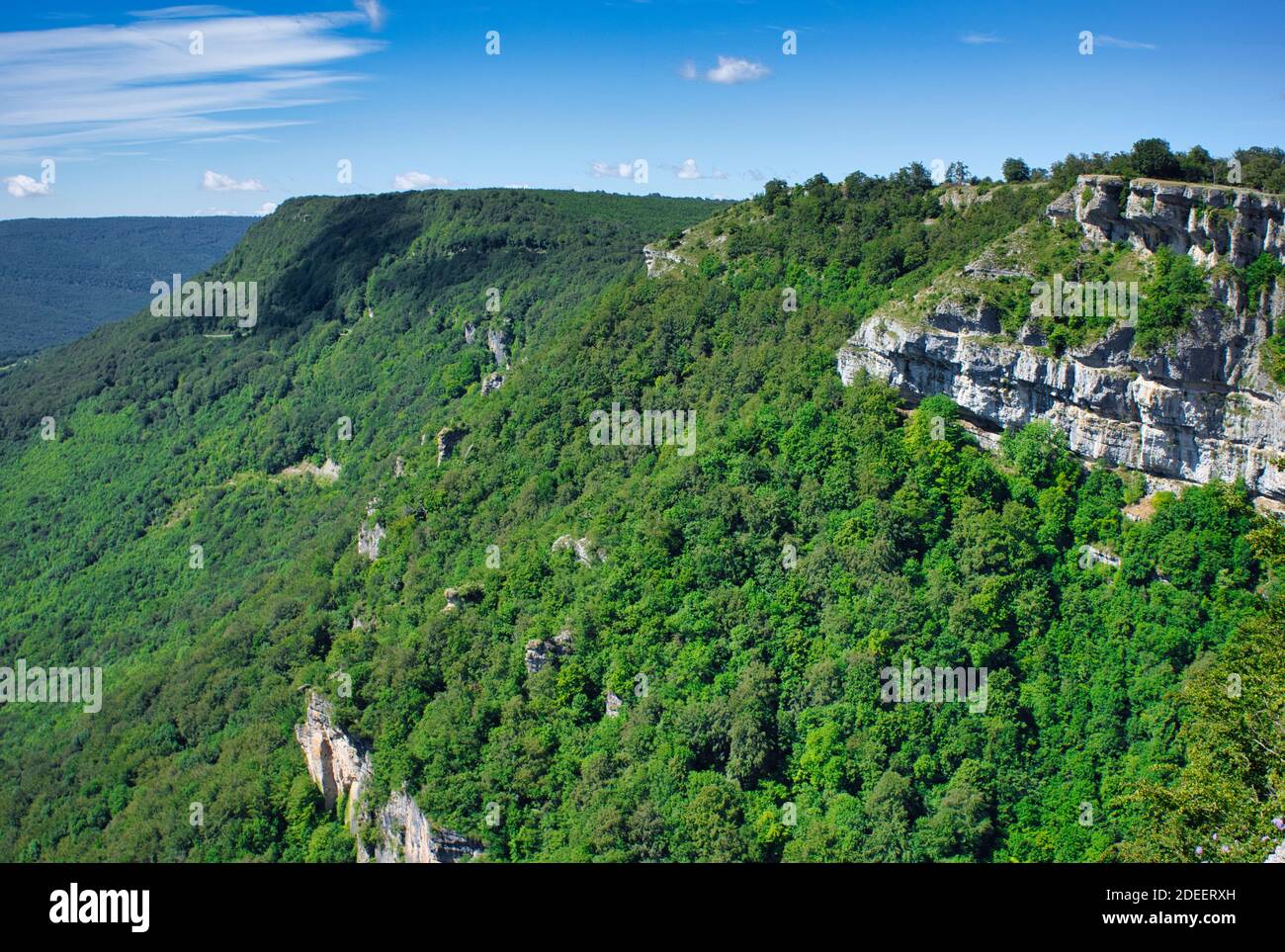 The Urbasa and Andia natural park in Navarra, Spain Stock Photo