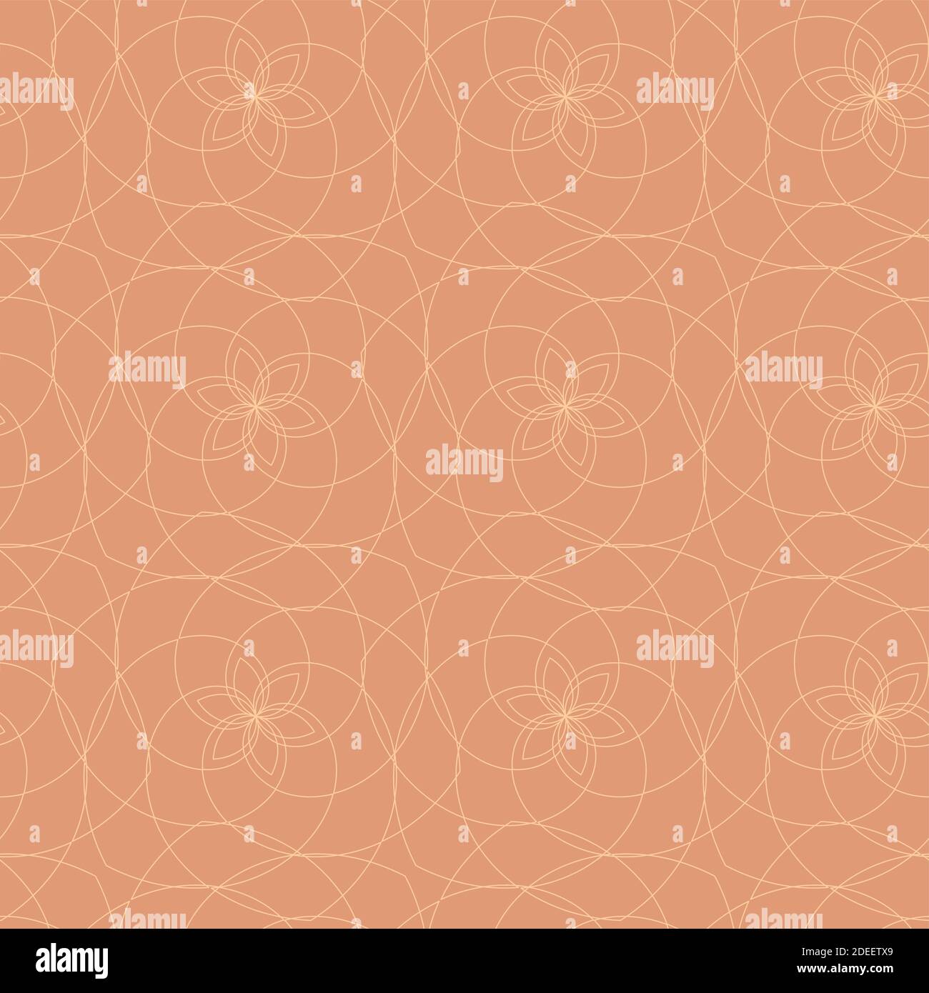Vector abstract geometric seamless pattern. Flower with sharp petals ...