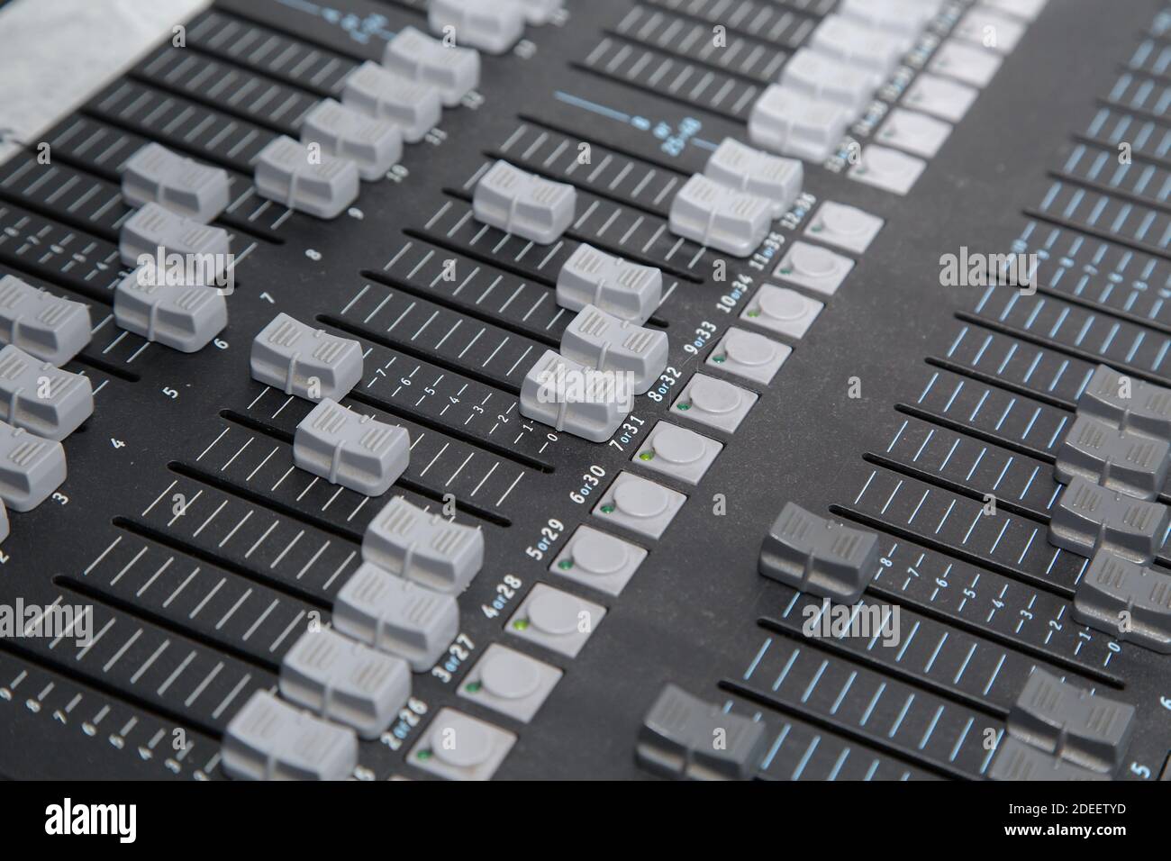 Light controller mixer board Stock Photo Alamy