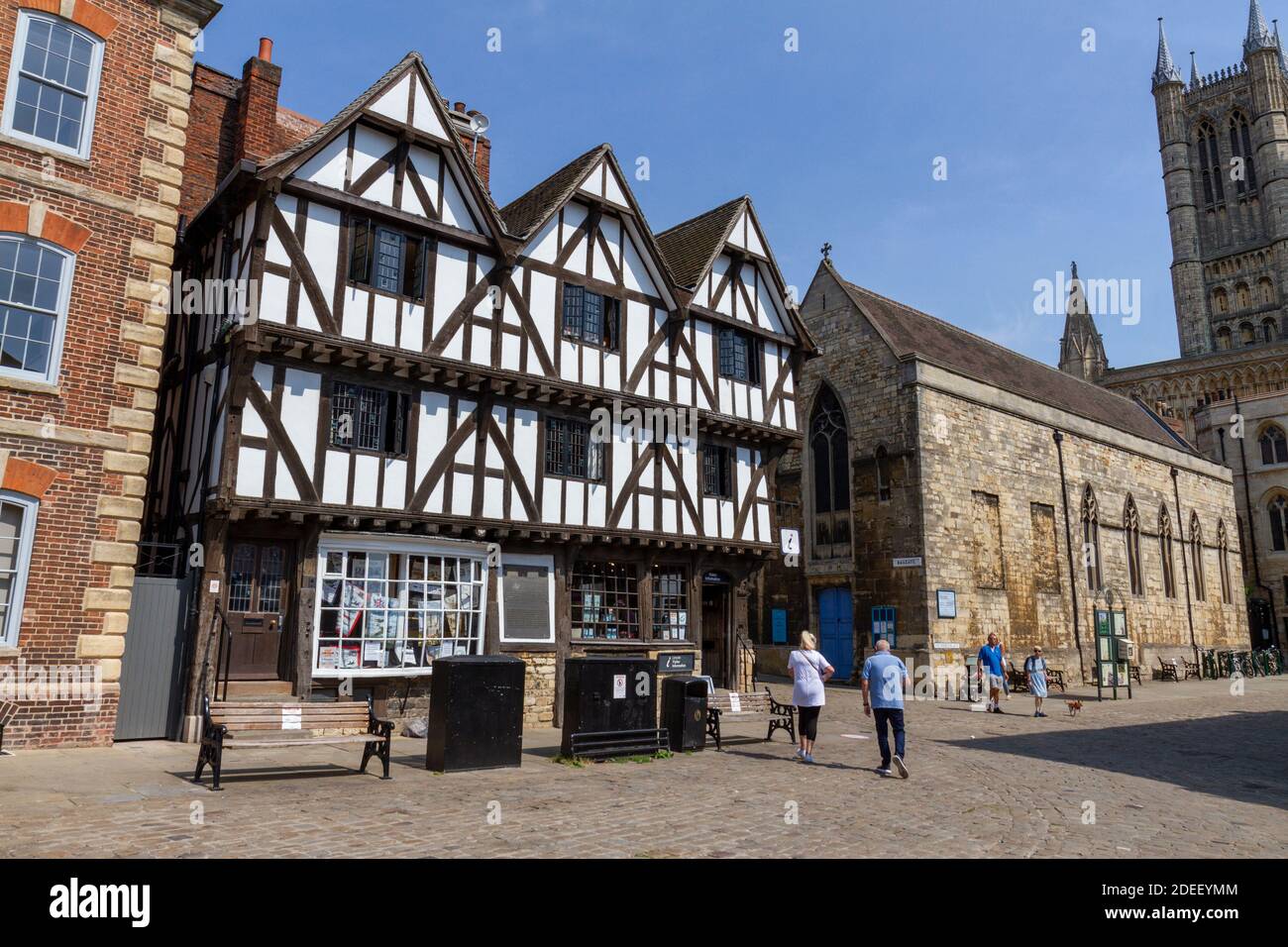 LeighPemberton House, a half timbered building (and Lincoln Visitor