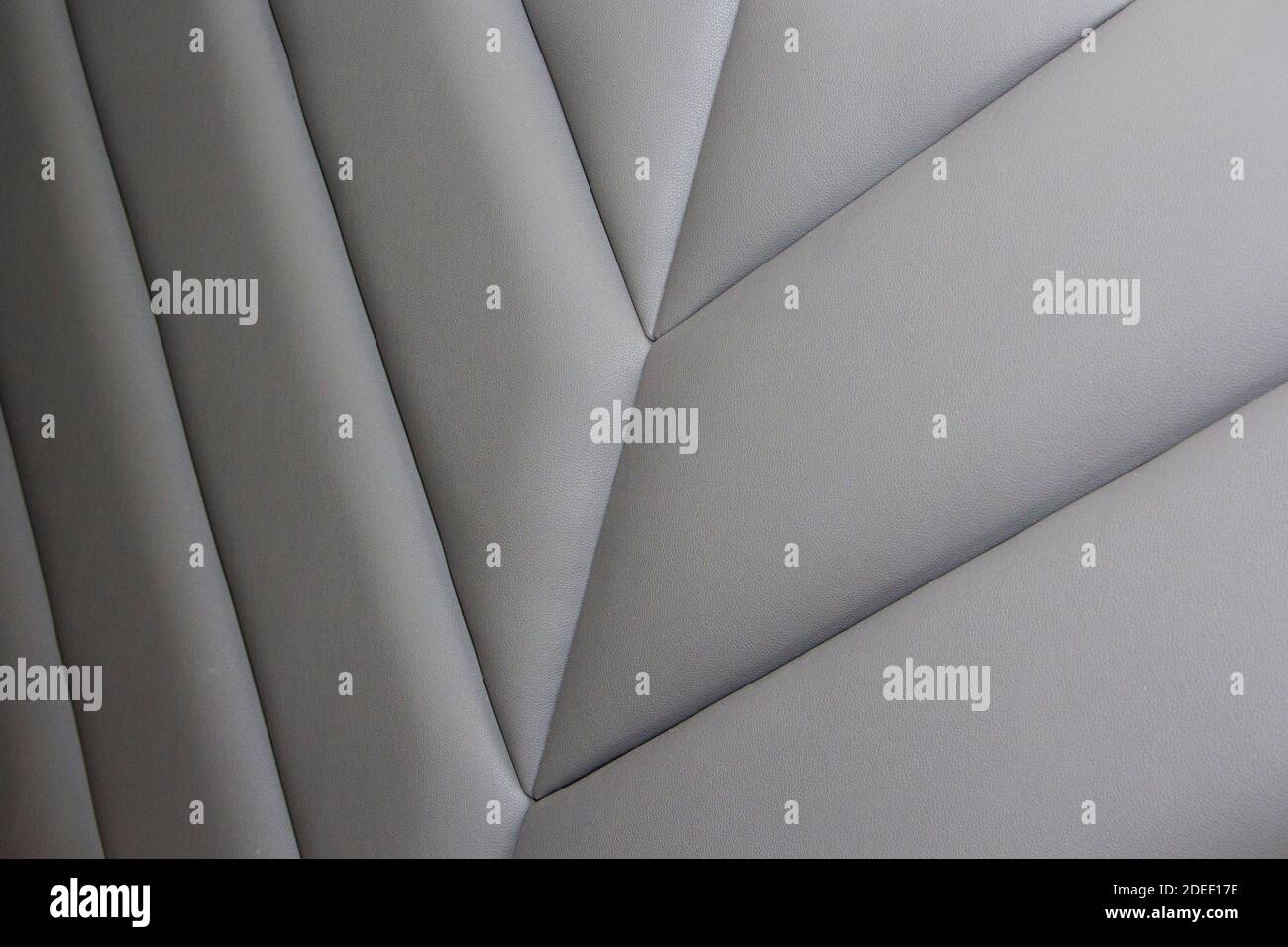 background texture close-up gray leatherette, without people. Stock Photo
