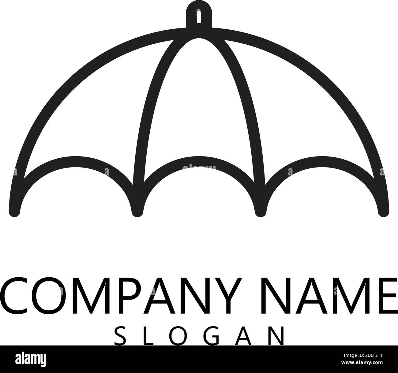 umbrella logo vector template Stock Vector Image & Art Alamy