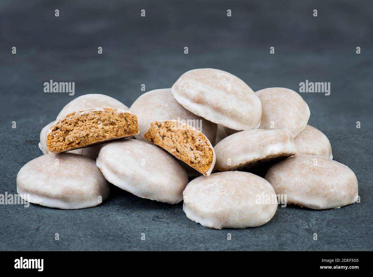 Pepper nuts, traditional german christmas sweets, nuremberg gingerbread