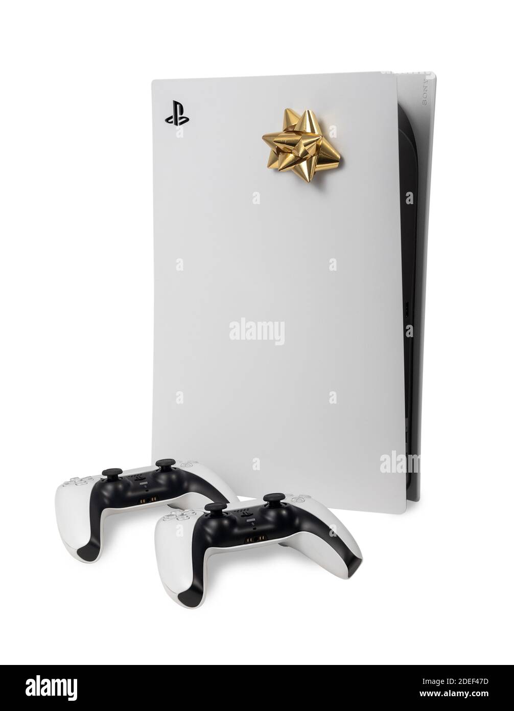 Sorel-Tracy, Canada - November 30, 2020: This is a studio shot of a  Playstation 5 by Sony video game console and controller isolated on a white  backg Stock Photo - Alamy