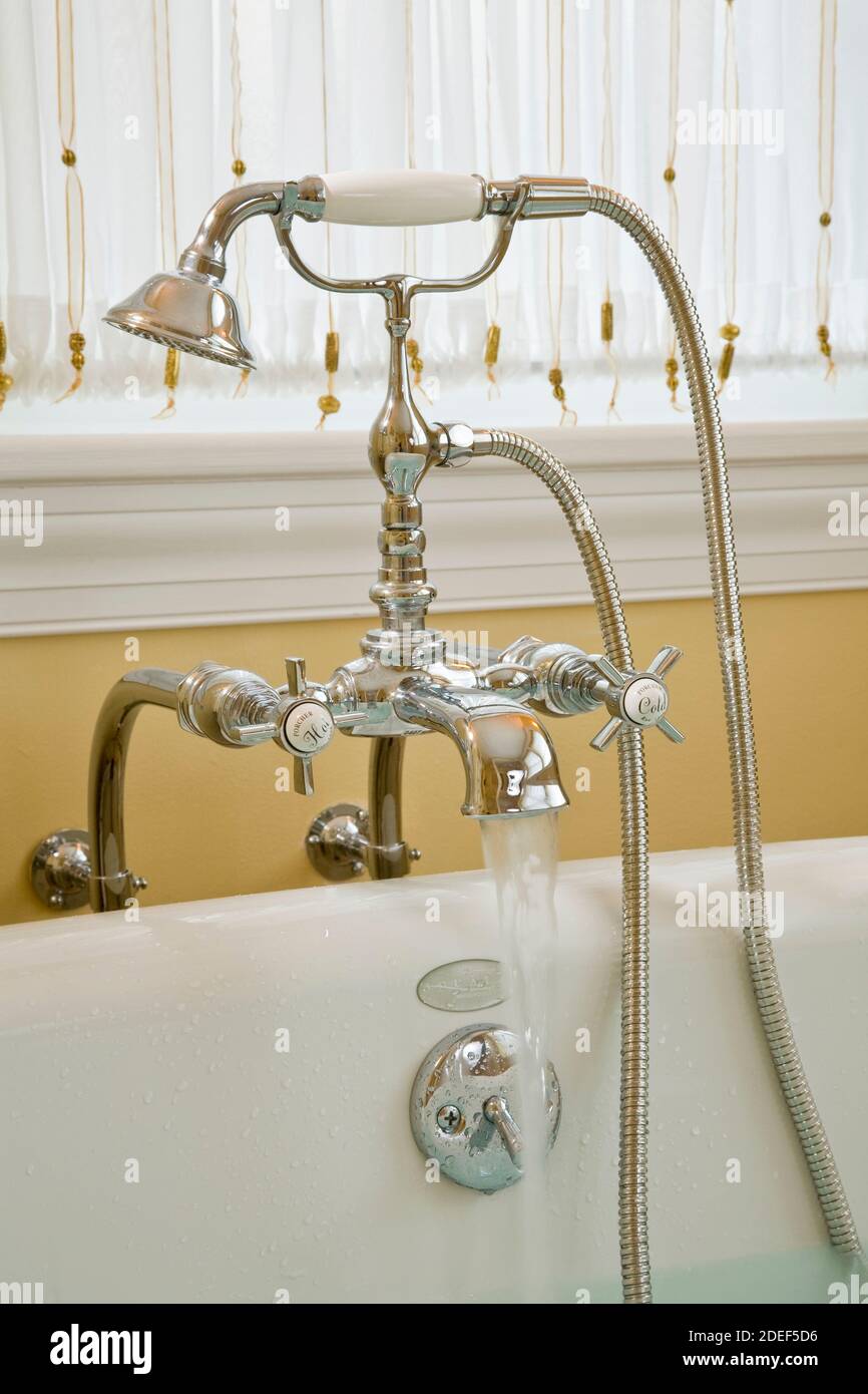 Luxury Bath Faucet Stock Photo