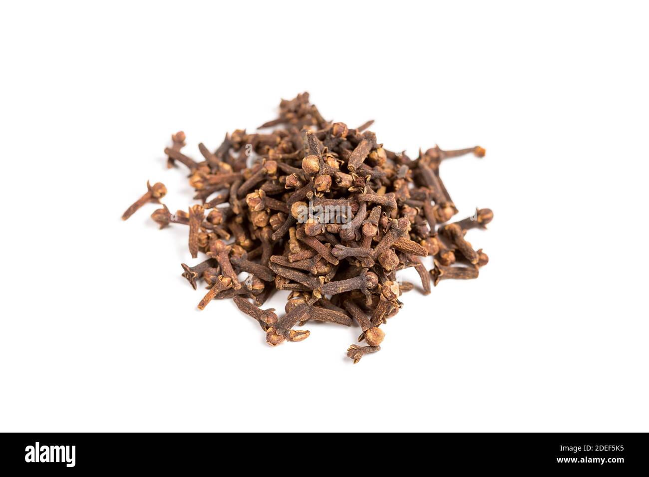 Dry Organic Clove Spice isolated on a white background Stock Photo Alamy