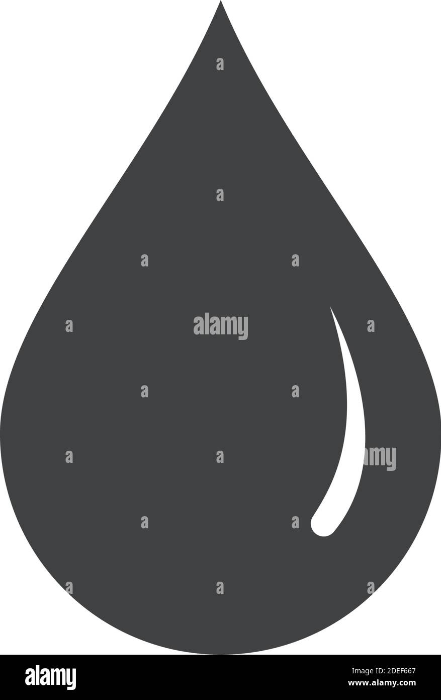 water drop icon Template vector illustration design Stock Vector Image ...