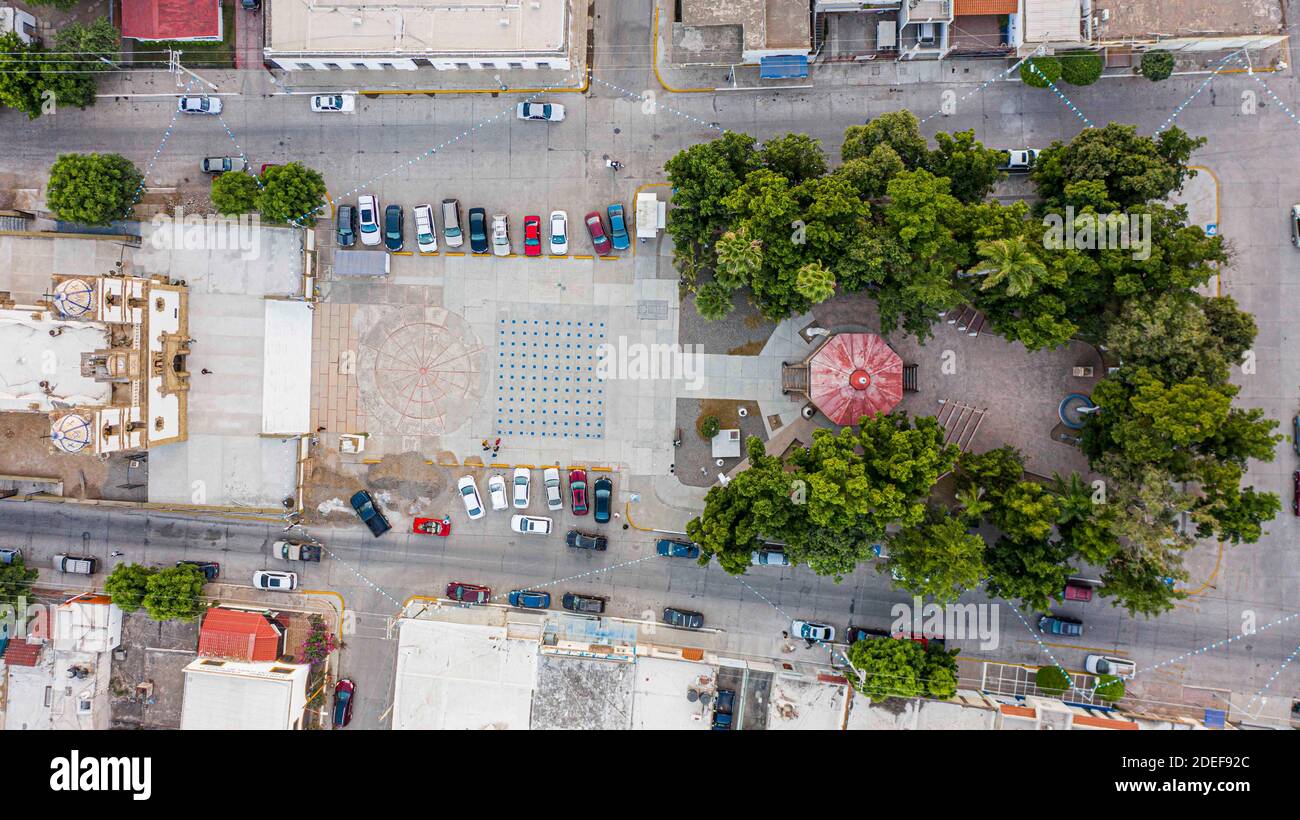 Guasave, Sinaloa, Mexico. Aerial view. (Photo by Luis Gutierrez / Norte Photo) Stock Photo