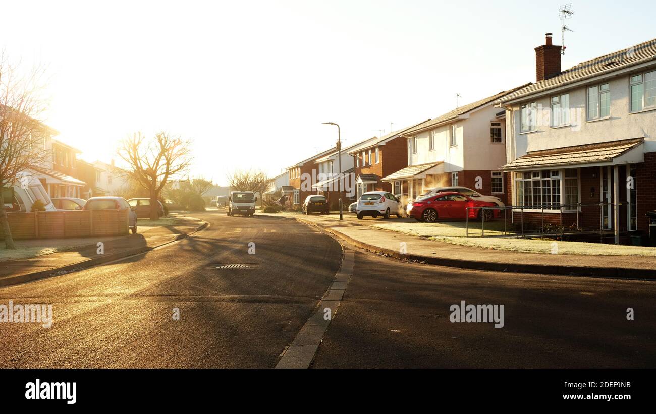 November 2020 Smart large houses on an estate in the Somerset village