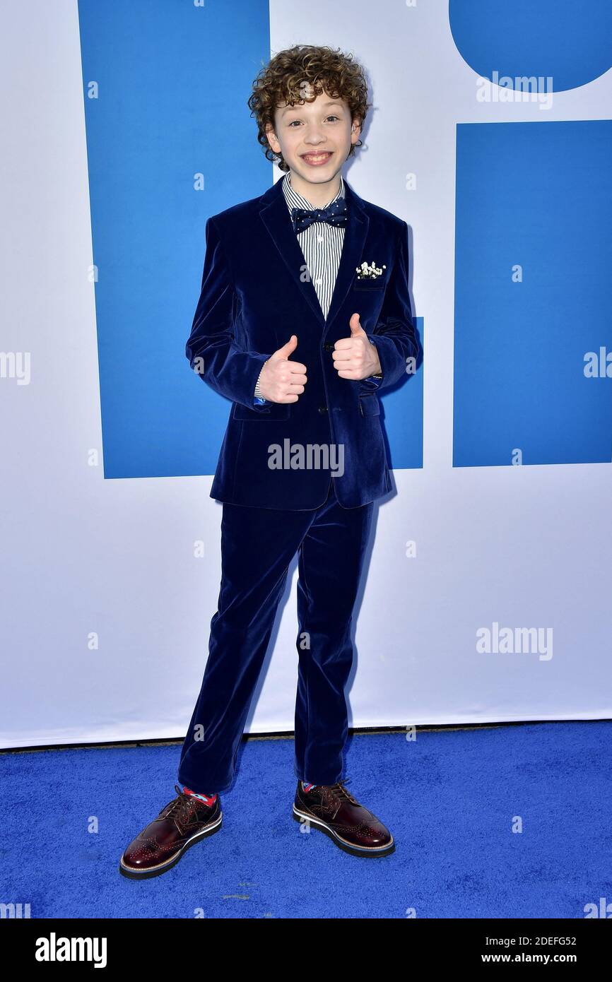 Tucker Meek attends the premiere of Universal Pictures ‘Little’ at