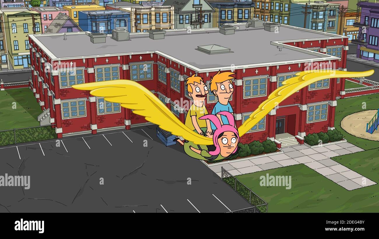 BOB'S BURGERS, from top Andy & Ollie Pesto (voices Laura Silverman