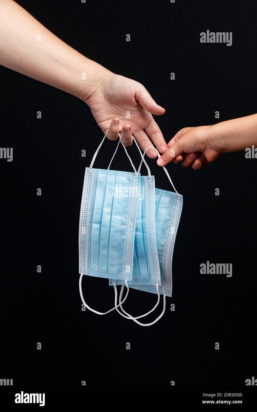 Black Female Surgical Mask High Resolution Stock Photography and Images ...