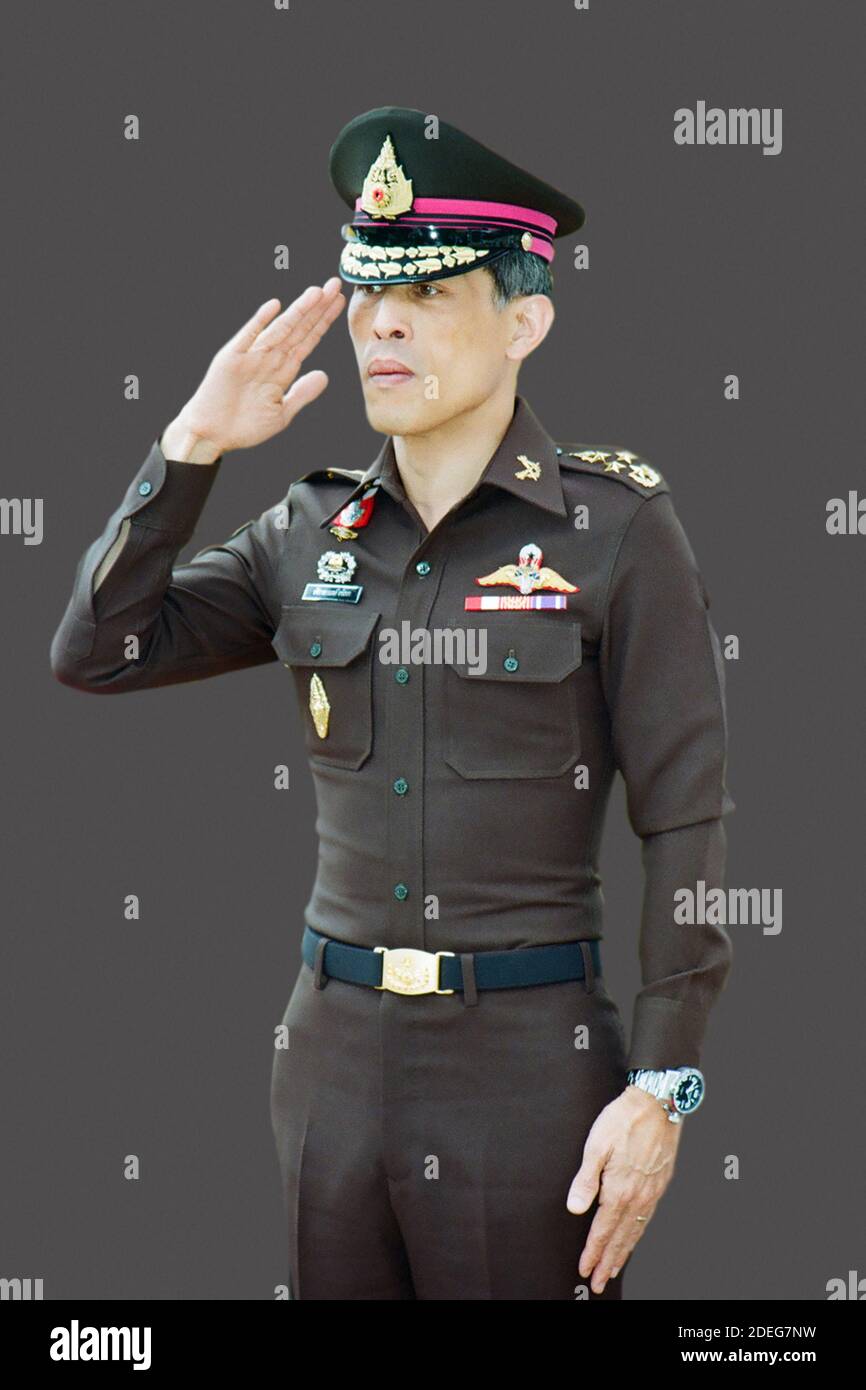 Undated file pictures of Thai King Rama X in Thailand. Thailand held ...