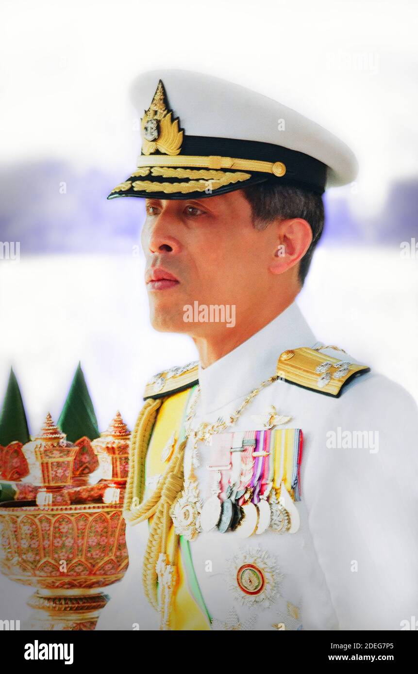 Undated file pictures of Thai King Rama X in Thailand. Thailand held