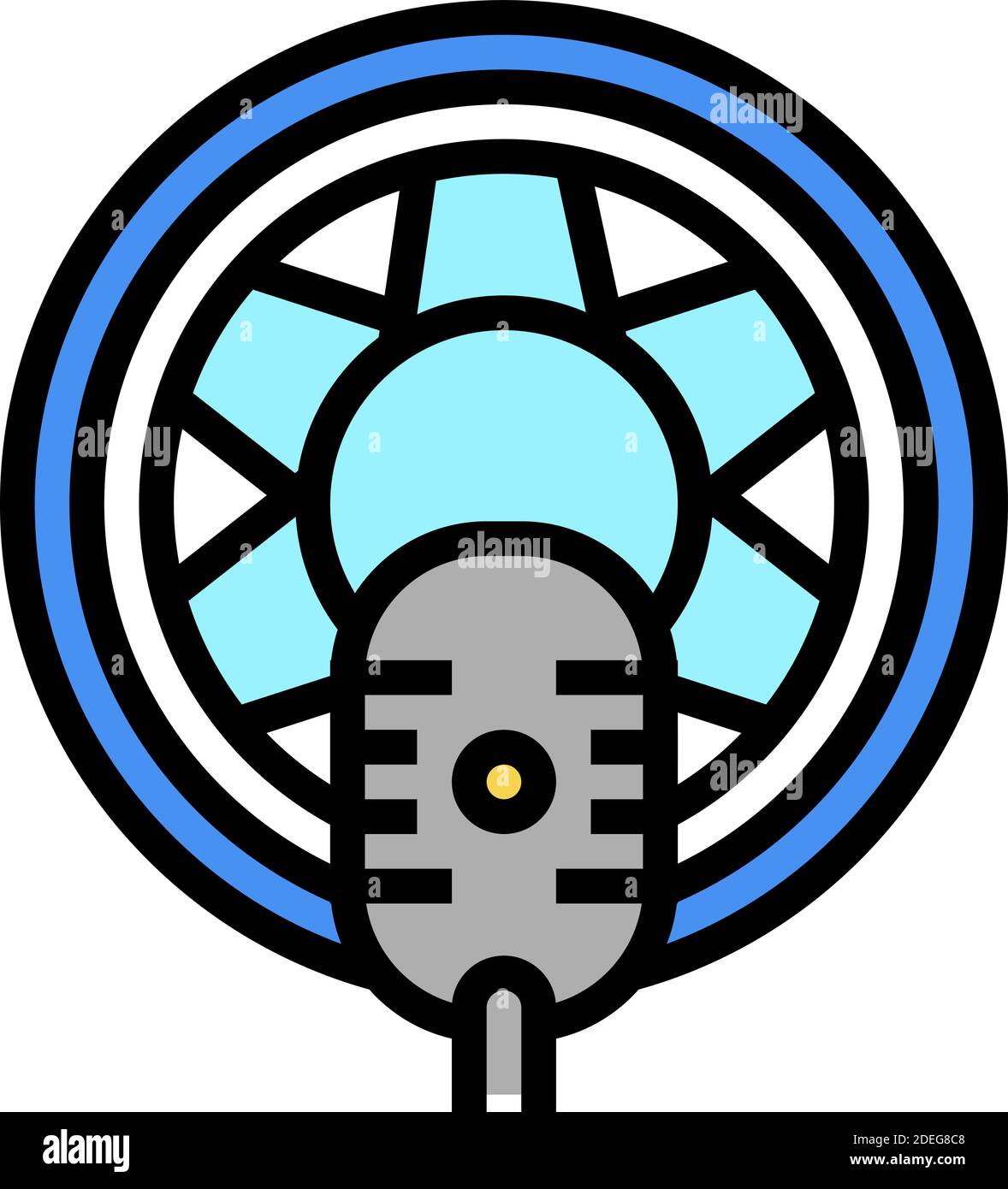 auto radio color icon vector illustration Stock Vector Image & Art - Alamy