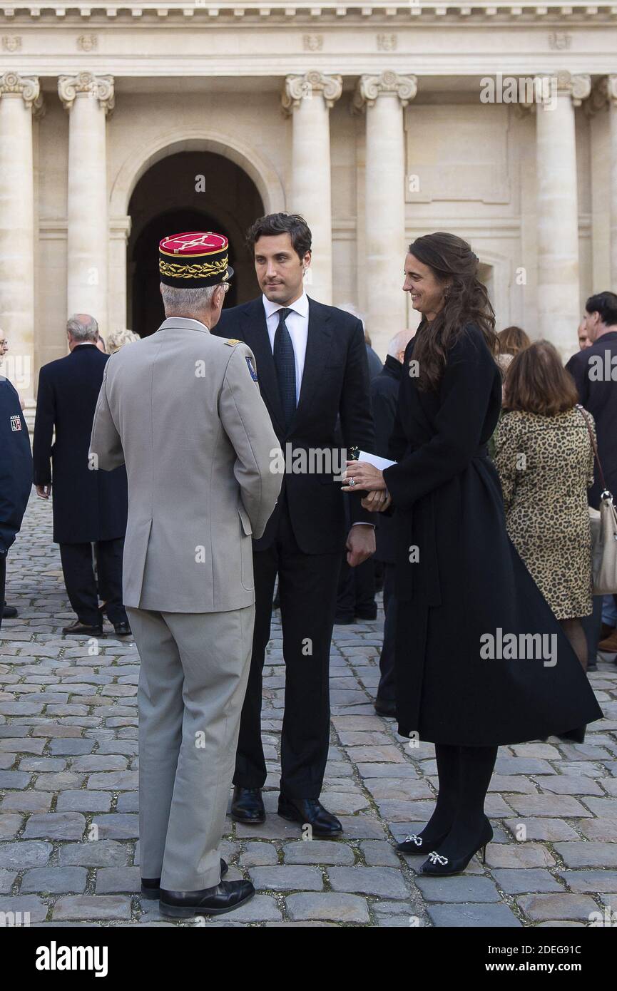 Prince Jean-Christophe Napoleon and Olympia von Arco-Zinneberg attending  the Memorial services for Napoleon Bonaparte