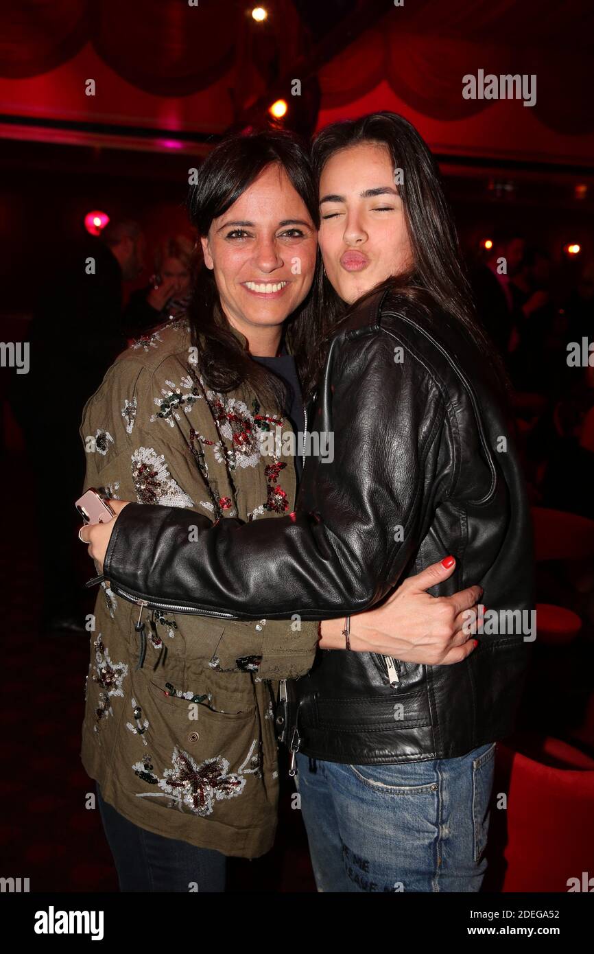 Laure Cohen (Koxie) and her daughter Ellie attending a party to celebrate Sandra Sisley birthday held at ''Le Roxy' in Paris, France on May 06, 2019. Photo by Jerome Domine/ABACAPRESS.COM Stock Photo