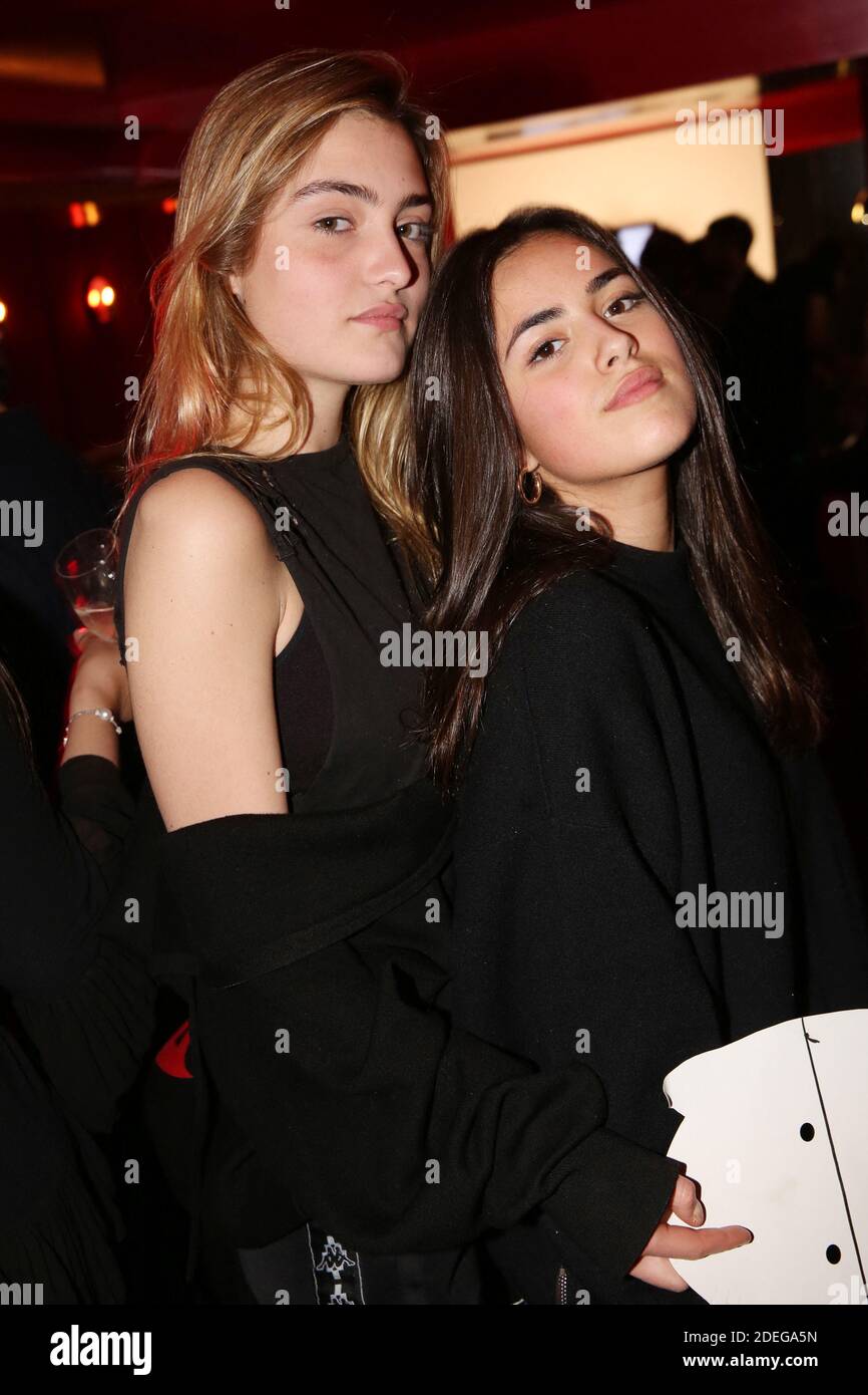 Yasmine Fraioli and Ellie Cohen attending a party to celebrate Sandra Sisley birthday held at ''Le Roxy' in Paris, France on May 06, 2019. Photo by Jerome Domine/ABACAPRESS.COM Stock Photo