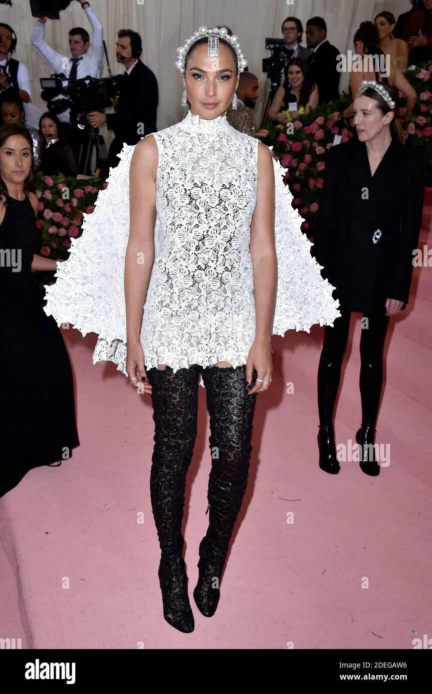 Gal Gadot attends The 2019 Met Gala Celebrating Camp Notes On Fashion