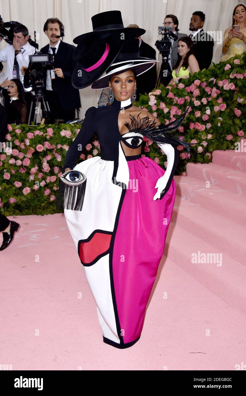 Janelle Monáe attends The 2019 Met Gala Celebrating Camp Notes On