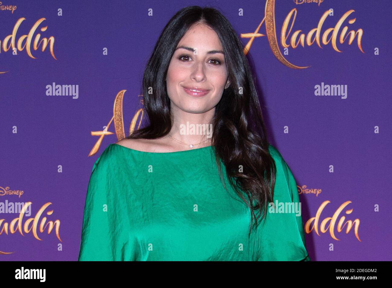 Hiba Tawaji attending the Aladdin Premiere at the Grand Rex cinema in