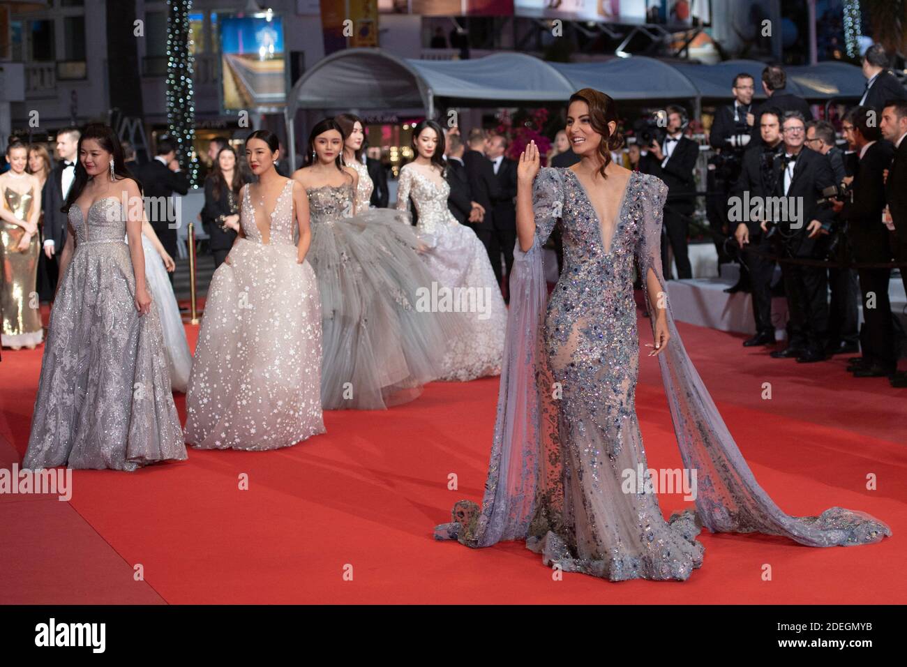 Hina Khan attending the Bacurau Premiere as part of the 72nd Cannes International Film Festival in Cannes, France on May 15, 2019. Photo by Aurore Marechal/ABACAPRESS.COM Stock Photo