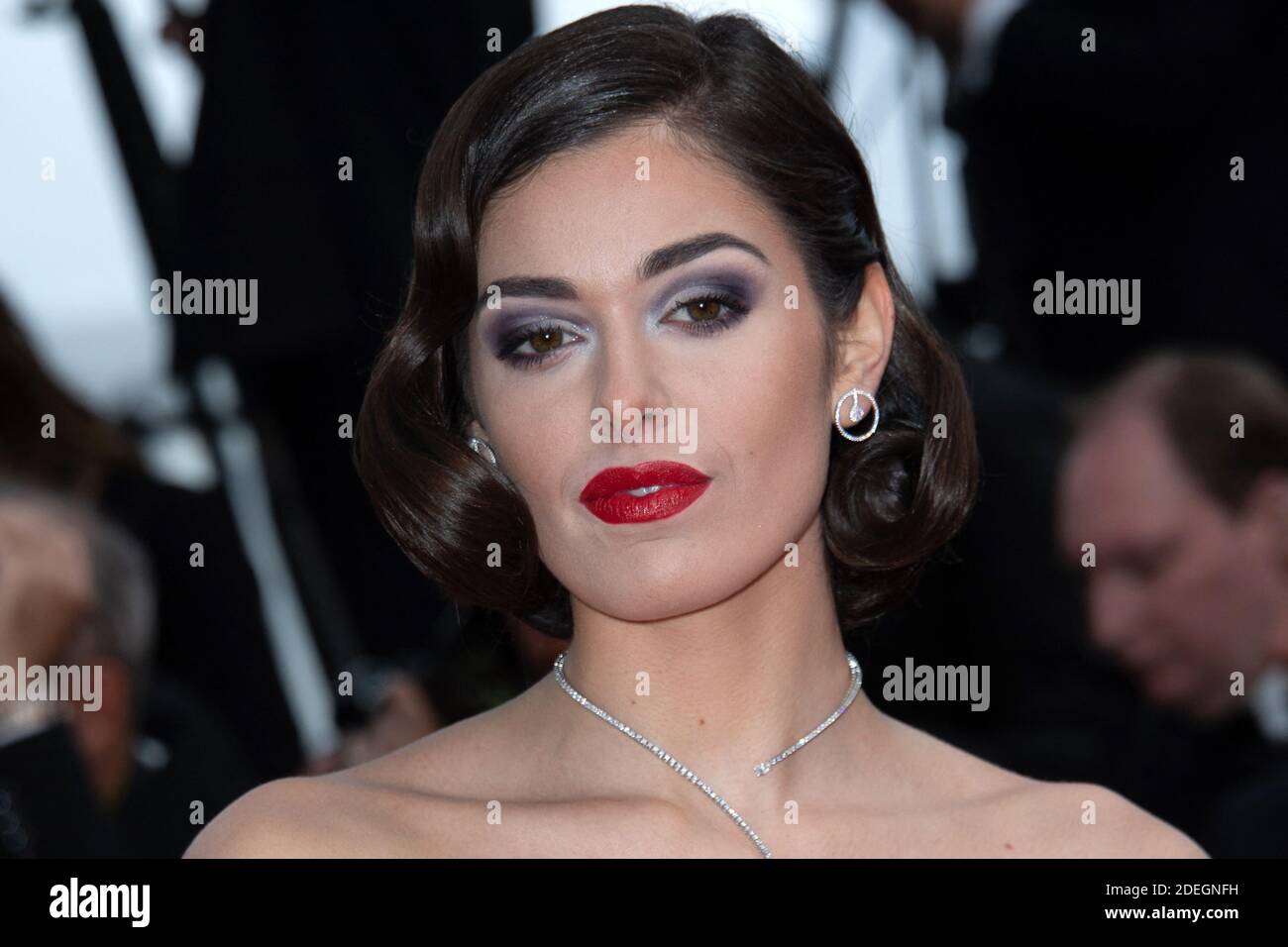 Lison di Martino attending the Les Miserables Premiere as part of the