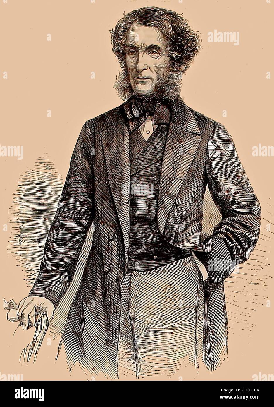 Mr John Laird, of Birkenhead, circa 1860 Stock Photo