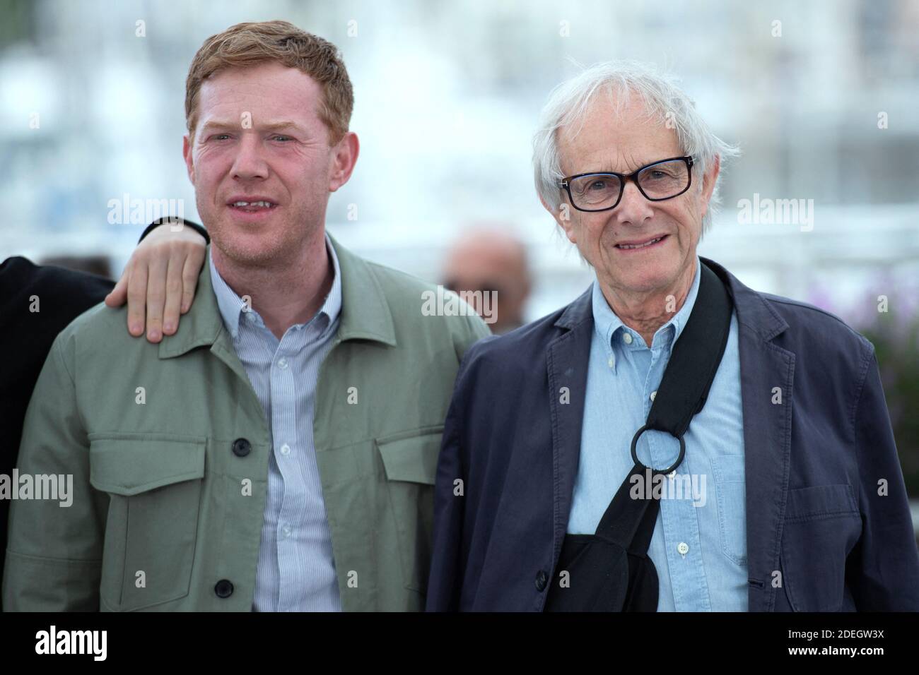 Kris Hitchen and Ken Loach attending the Sorry We Missed You Photocall as part of the 72nd Cannes International Film Festival in Cannes, France on May 17, 2019. Photo by Aurore Marechal/ABACAPRESS.COM Stock Photo