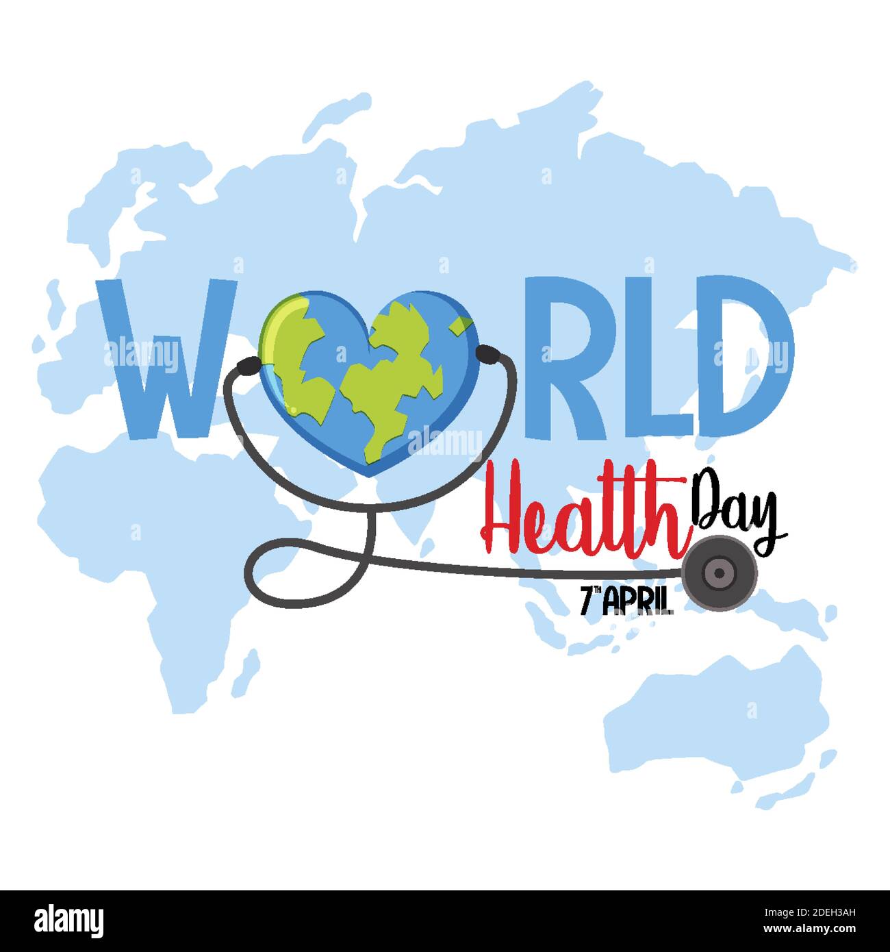 World health day logo illustration Stock Vector Image & Art Alamy