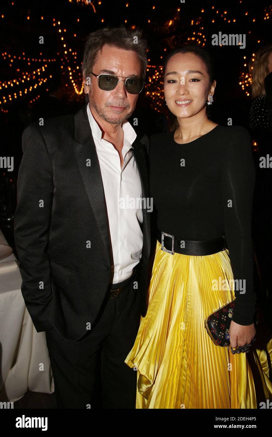 Jean-Michel Jarre and his girlfriend Gong Li attending the Kering Women In  Motion dinner as part of the 72nd Cannes Film Festival, on May 19, 2019 in  Cannes, France. Photo by Jerome