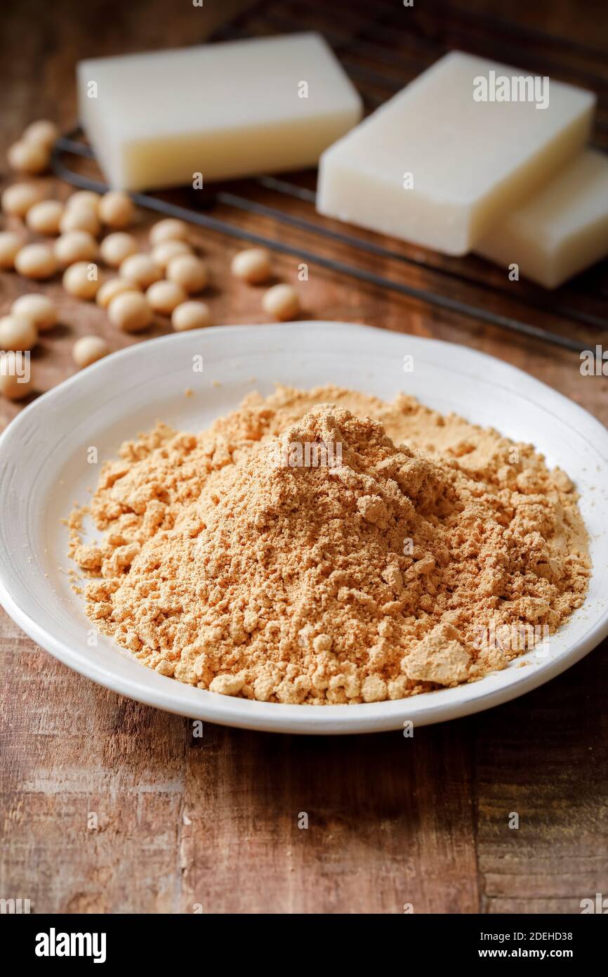 Roasted Soy Flour , Japanese Food Stock Photo Alamy
