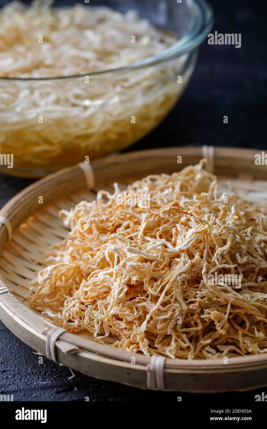 Dried Radish, Japanese Food Stock Photo Alamy