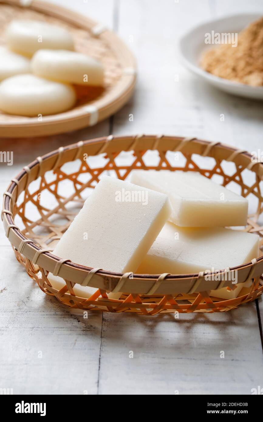 Rice Cake, Japanese Food Stock Photo - Alamy