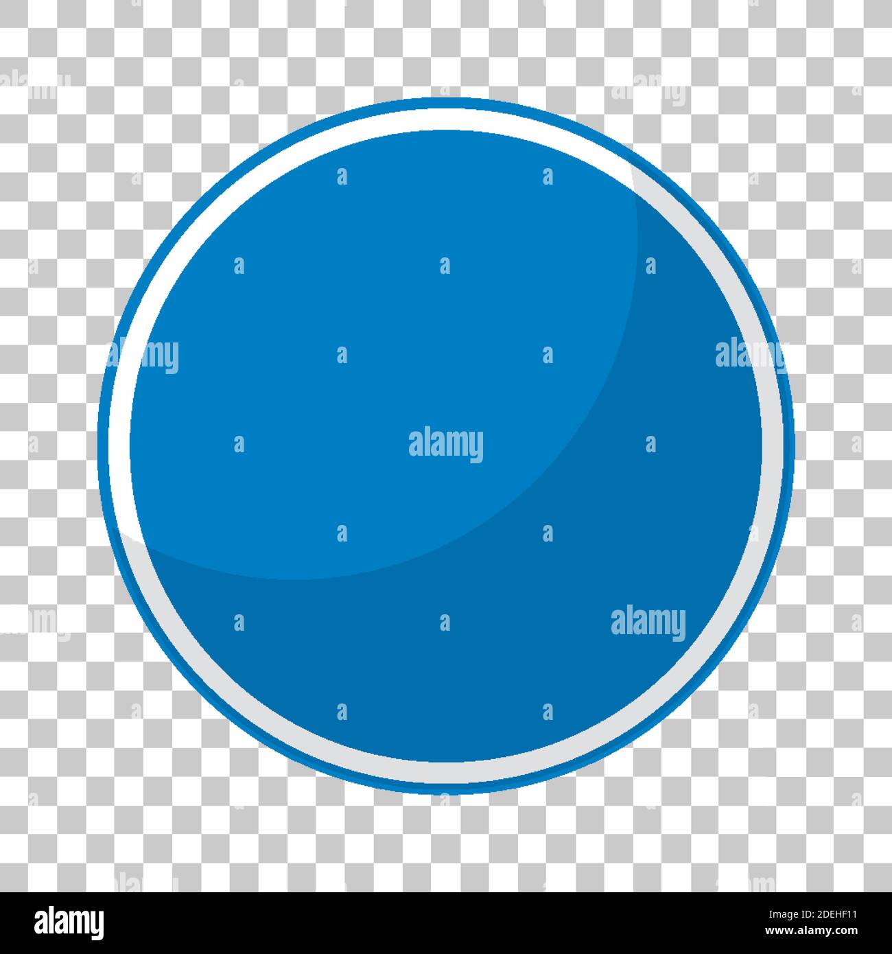 Blue traffic sign on transparent background illustration Stock Vector ...