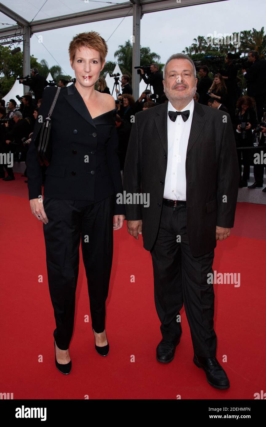 Natacha Polony and Perico Legasse attending the Sibyl Premiere as part of  the 72nd Cannes International Film Festival in Cannes, France on May 24,  2019. Photo by Aurore Marechal/ABACAPRESS.COM Stock Photo -