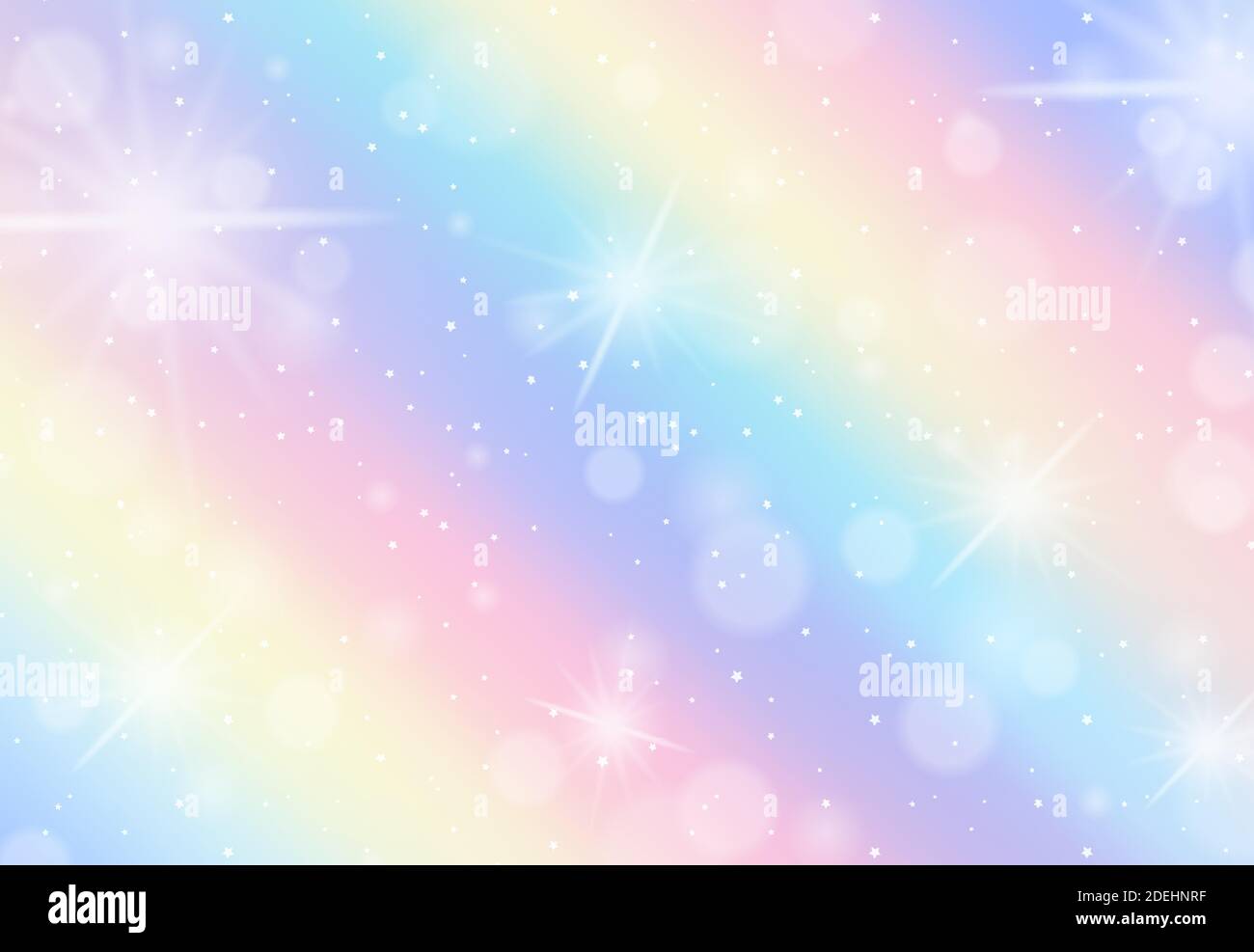 Rainbow pastel blurred background illustration Stock Vector Image & Art ...