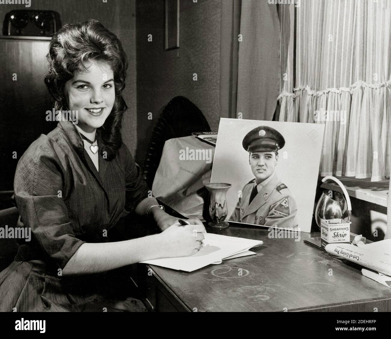 Elvis presley priscilla germany hires stock photography and images Alamy