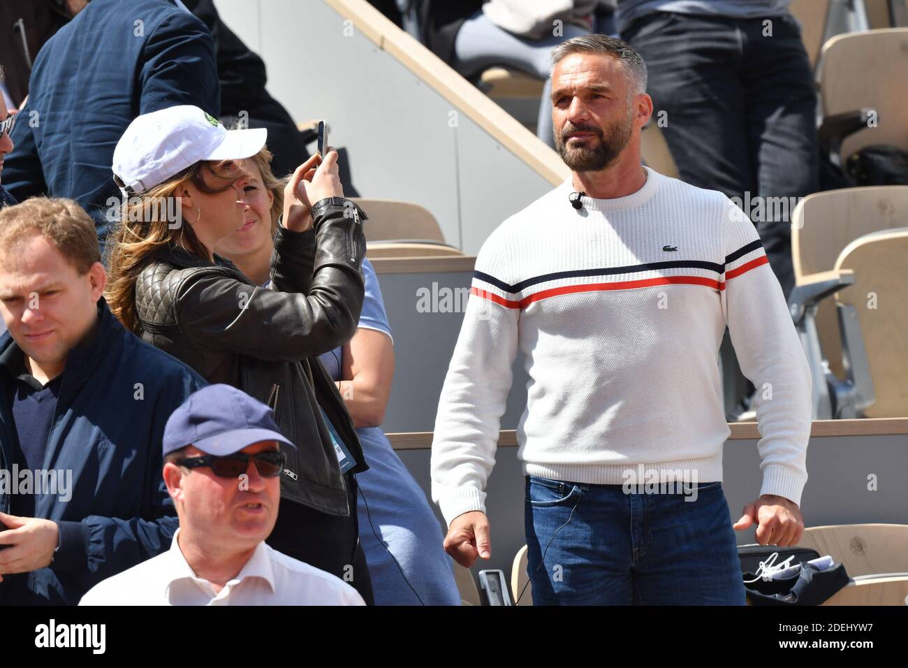 Philippe Bas attends the 2019 French Tennis Open - Day Three at Roland  Garros on May 28, 2019 in Paris, France. Photo by Laurent  Zabulon/ABACAPRESS.COM Stock Photo - Alamy