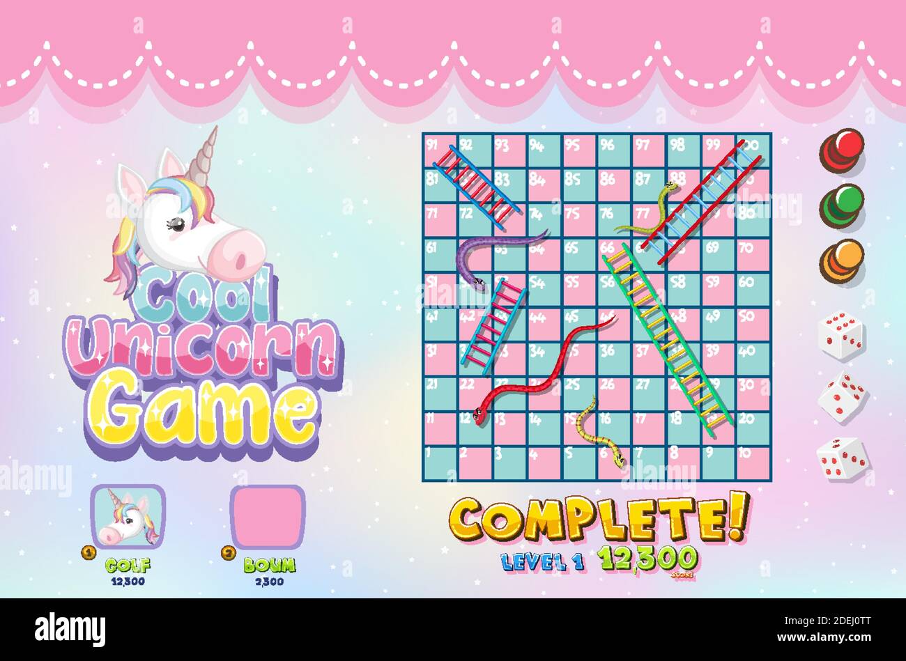 Board Game Template Unicorn Stock Illustrations – 24 Board Game Template  Unicorn Stock Illustrations, Vectors & Clipart - Dreamstime
