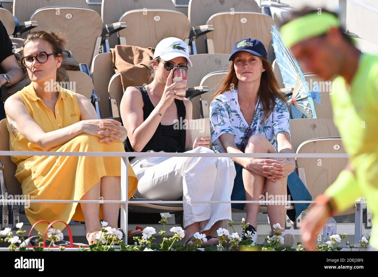 Armelle Lesniak and Audrey Marnay attend the 2019 French Tennis Open - Day  Six in Roland Garros on May 31, 2019 in Paris, France. Photo by Laurent  Zabulon / ABACAPRESS.COM Stock Photo - Alamy