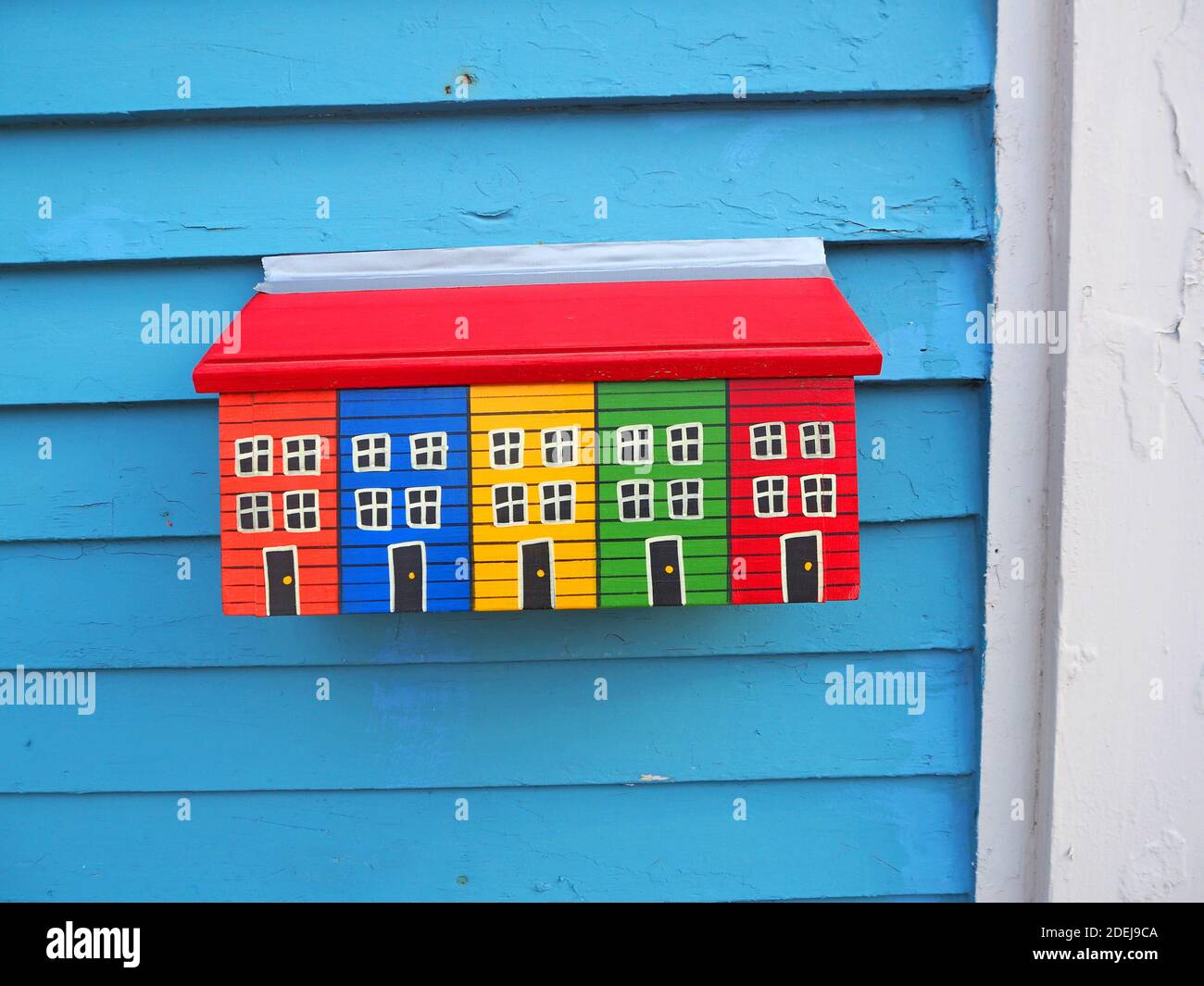 Jellybean Row mailbox, St John’s, Newfoundland, Newfoundland and Labrador, Canada Stock Photo