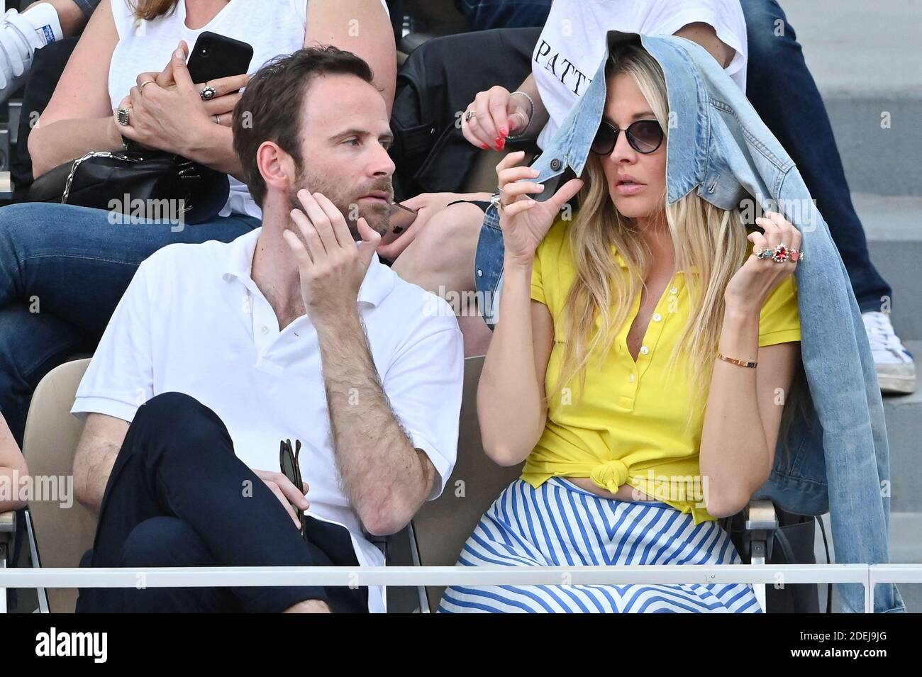 Carine Galli attends the 2019 French Tennis Open - Day Ten in Roland ...