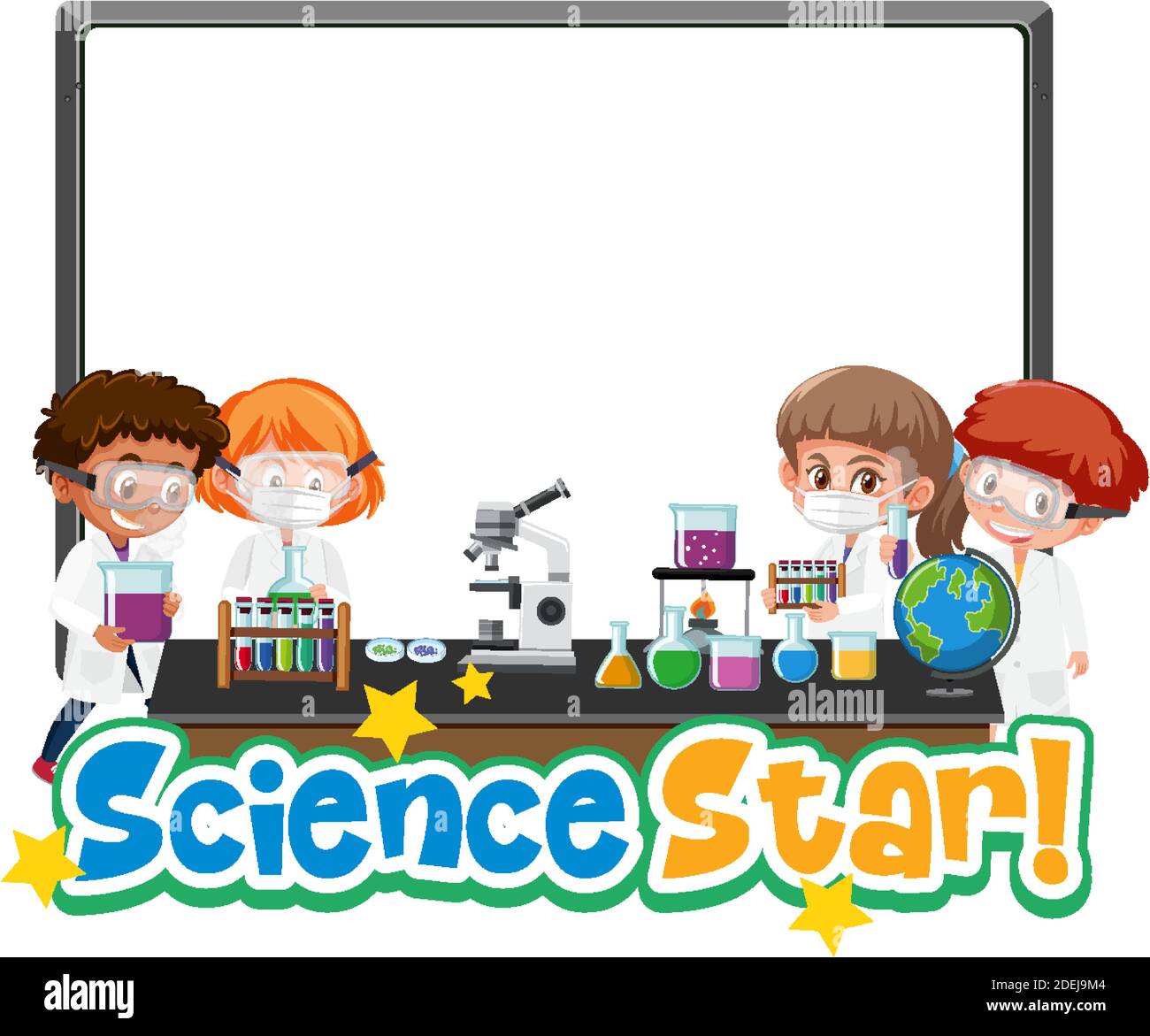 science wallpaper background for kids