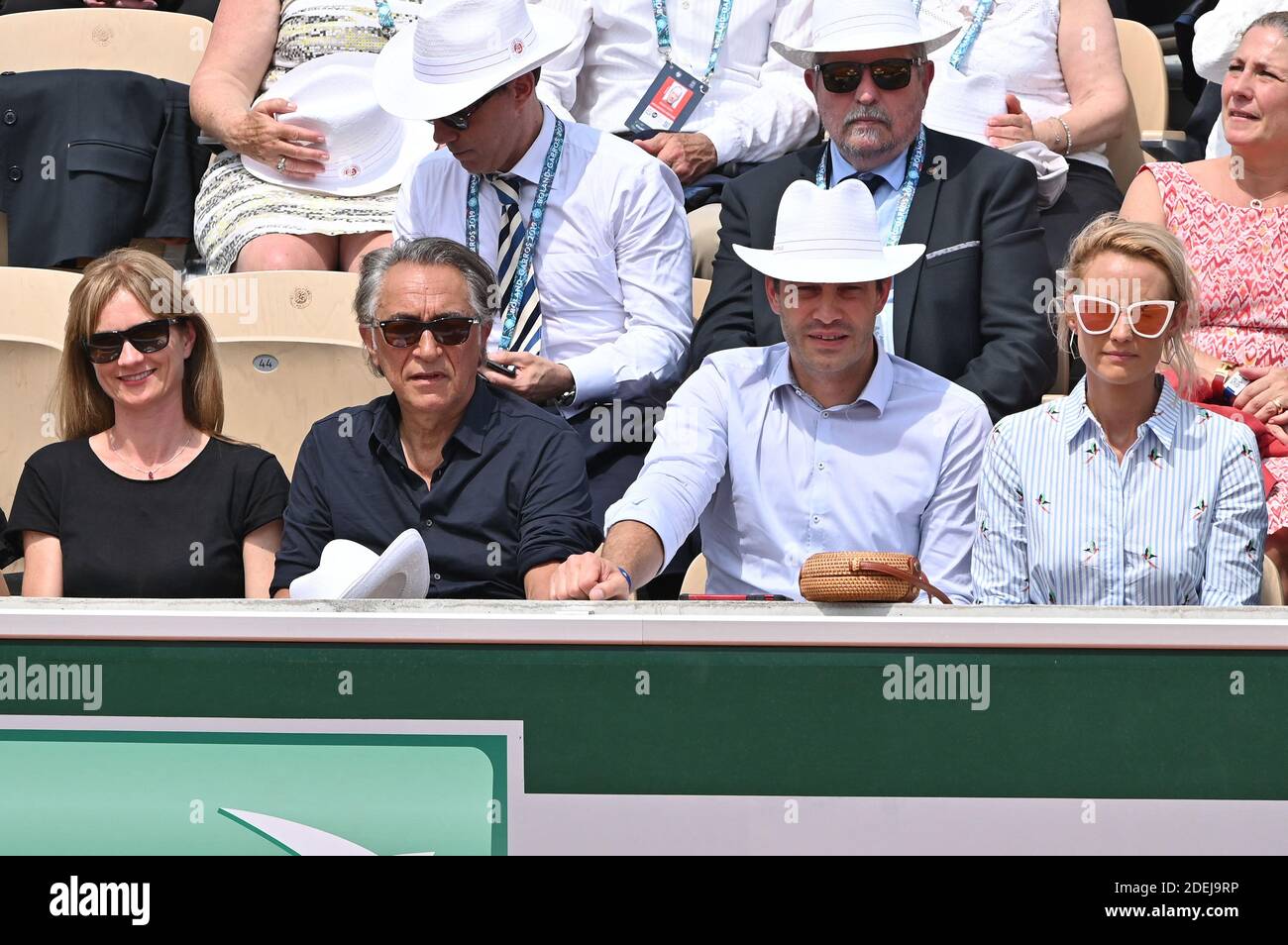Richard Berry and Pascale Louange, Elodie Gossuin and her husband