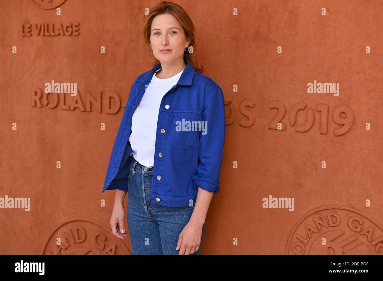 Julia Piaton in Village during French Tennis Open at Roland-Garros