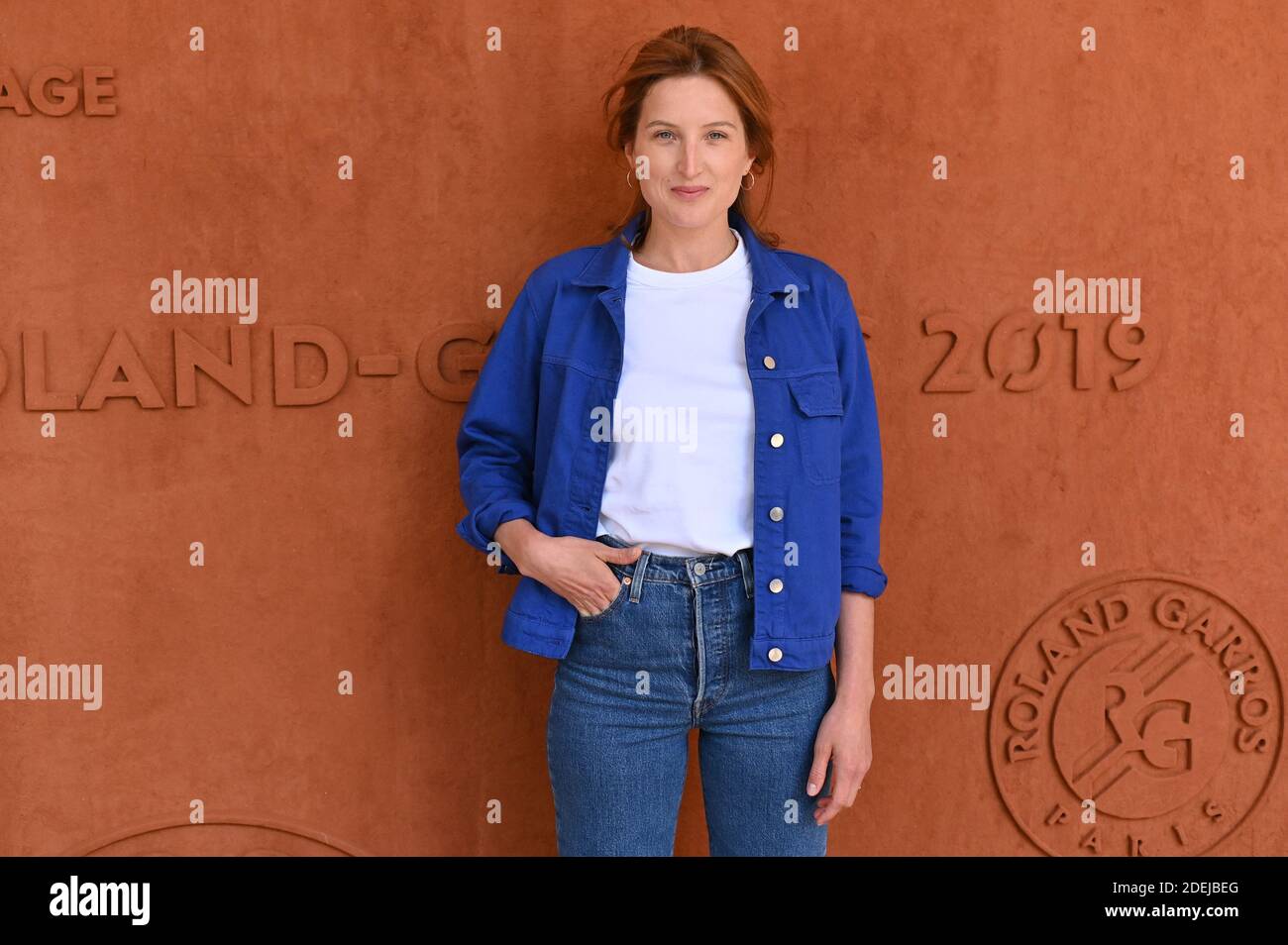 Julia Piaton in Village during French Tennis Open at Roland-Garros