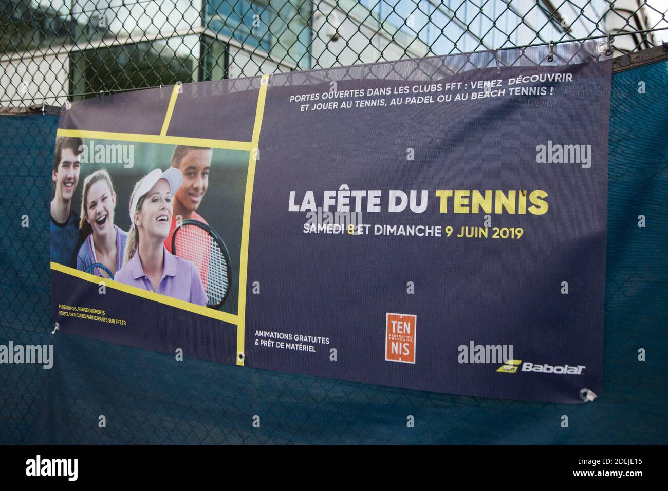 Exclusive - Nathalie Pechalat for 'Premiers de Cordee' association for  children during French Tennis Open at Roland-Garros arena on June 08, 2019  in Paris, France. Photo by Nasser Berzane/ABACAPRESS.COM Stock Photo -